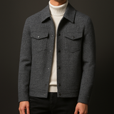 Carbon Weave Wool Shacket