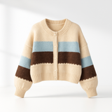 Catherine Varsity Cotton Cardigan
