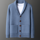 Shawl Wool Knitted Cardigan