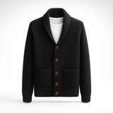 Shawl Wool Knitted Cardigan