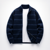 Waffle Stripe Cardigan