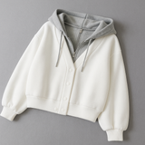 College Cozy Cropped Hoodie