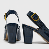 Celine Croc Slingback