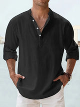 Ocean Breeze Linen Shirt