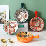 Woodland Wonders Hand-Painted Bowl Set