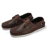 Matte Leather Boat Shoe