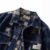 Mosaic Denim Trucker Jacket