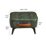 Luxe Upholstered Ottoman