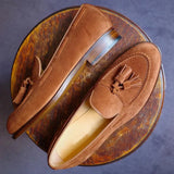 London Suede Tassel Loafers