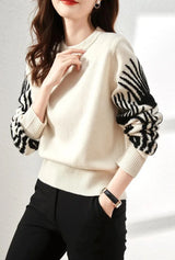 Sculpted Sleeve Knit Cardigan