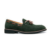 London Suede Tassel Loafers