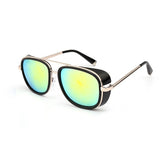 Retro Edge Geometric Sunglasses
