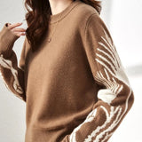 Sculpted Sleeve Knit Cardigan