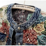 Fleur Rose Denim Jacket