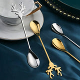 Antler Charm Coffee Spoons