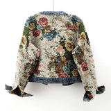 Fleur Rose Denim Jacket