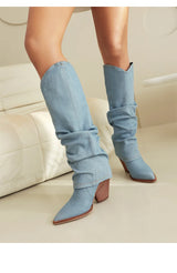 Midnight Denim Boots