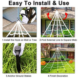 Tarantula Threads: Giant Halloween Spiderweb Prop