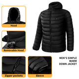 TitanTech Men's Heated Puffer Jacket