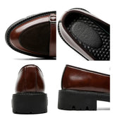 Genuine Leather Double Monk Loafer