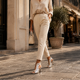 Vittoria Metallic Textured Heels