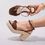 Selena Rope Wedges