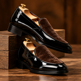 Roma Lucido Glitter Patent Loafers
