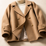 Camilla Herringbone Peacoat