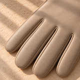Bianca Faux-Leather Shearling Gloves