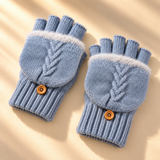 Serafina Cable-Knit Fingerless Gloves