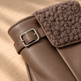 Bianca Faux-Leather Shearling Gloves