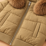 Calista Faux-Fur Hooded Puffer Jacket