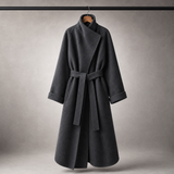 Elena Wrap Wool-Blend Coat