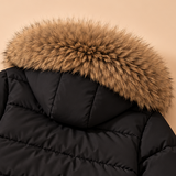 Calista Faux-Fur Hooded Puffer Jacket