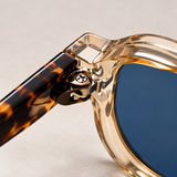 Fenwick Acetate-Look Aviator-Style Sunglasses