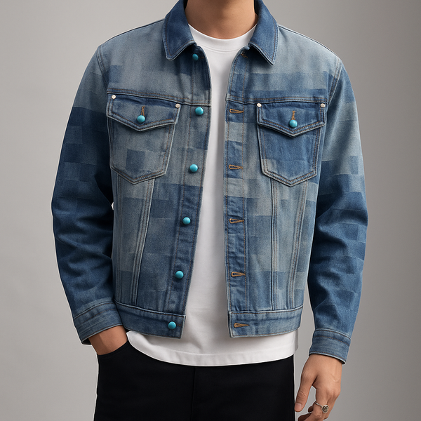 Mosaic Denim Jacket