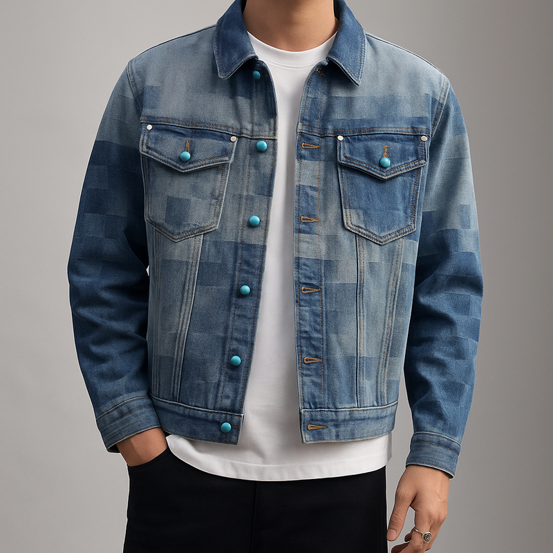 Mosaic Denim Jacket