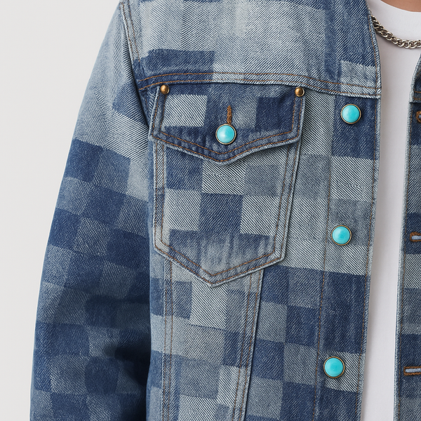 Mosaic Denim Jacket