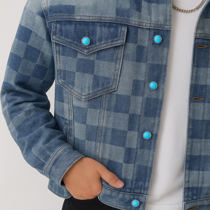 Mosaic Denim Jacket