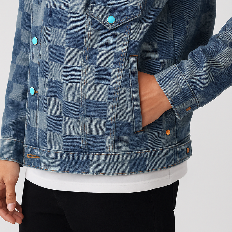 Mosaic Denim Jacket
