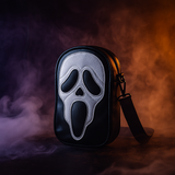 Trick or treat bag with spooky ghost print