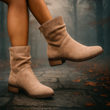 Charlotte Short Suede Booties