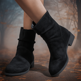 Charlotte Short Suede Booties
