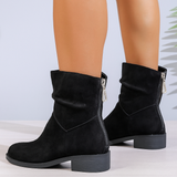 Charlotte Short Suede Booties