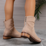 Charlotte Short Suede Booties