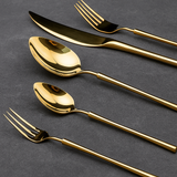 Gilded 20-Piece Gold Cutlery Set