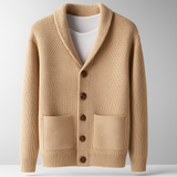 Shawl Wool Knitted Cardigan