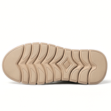 Casual Textured Leather Kicks