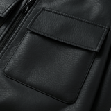 Valiant Leather Bomber Jacket