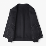 Wool Lapel Bomber Jacket